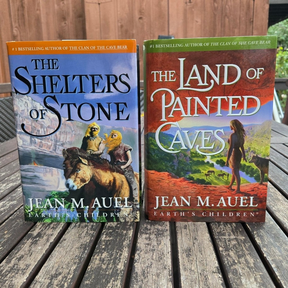 Jean M. Auel Earth's Children Hardcover Set: Shelters of Stone & Painted Caves